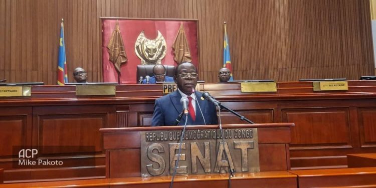 Audition des messages de campagne: « Je m’engage à m’occuper du social des sénateurs » ( Bahati Lukwebo, candidat deuxième vice-président )