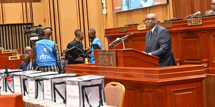 Urgent: Sama Lukonde élu Président du bureau définitif du sénat de la RDC avec 84 voix