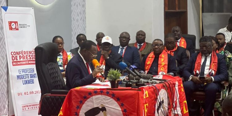 Gouvernement Suminwa : « L’AFDC-A n’a pas été récompensée à la hauteur de son poids politique» (Bahati Lukwebo)