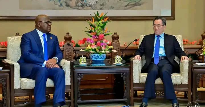 Déjeuner d’amitié à Beijing : Felix Tshisekedi veut étendre le partenariat entre la Chine et la RDC, aux secteurs de l’agriculture et des énergies renouvelables