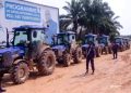 RDC/Agriculture : le Kasaï-oriental réceptionne plusieurs tracteurs du Gouvernement central