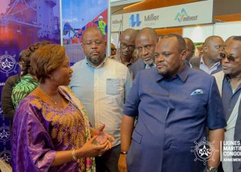 EXPO BETON-2024 : Le stand de l’entreprise LMC SA sponsor officiel de cette 8eme édition, a été visité par les autorités de Kinshasa et les organisateurs