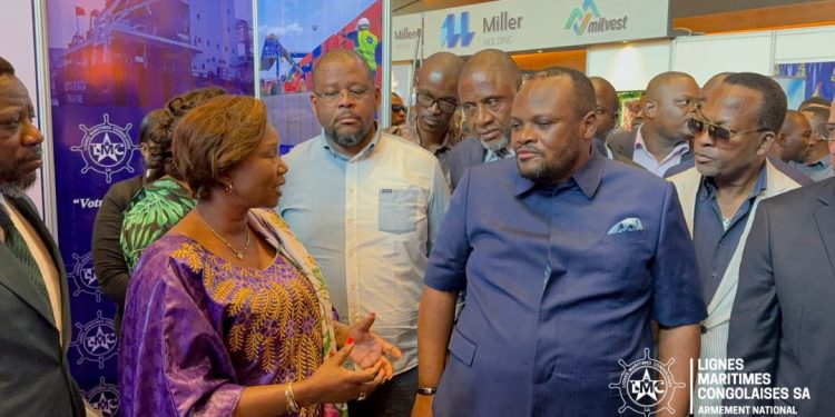 EXPO BETON-2024 : Le stand de l’entreprise LMC SA sponsor officiel de cette 8eme édition, a été visité par les autorités de Kinshasa et les organisateurs