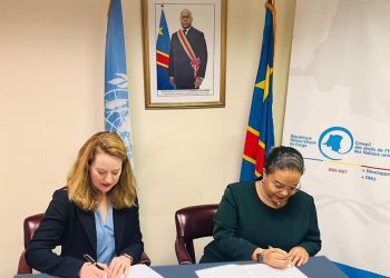 New-York : Le gouvernement congolais et l’Organisation Internationale pour les Migrations signent un accord de coopération