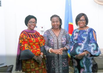 Assemblée nationale : auprès de Dominique MUNONGO INAMIZI, la représentante adjointe de l’ONU femmes présente un programme qui cible les femmes en position de pouvoir en RDC
