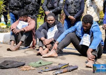 Lubumbashi: Plusieurs malfrats arrêtés et présentés au Vice-gouverneur du Haut-Katanga MARTIN KAZEMBE