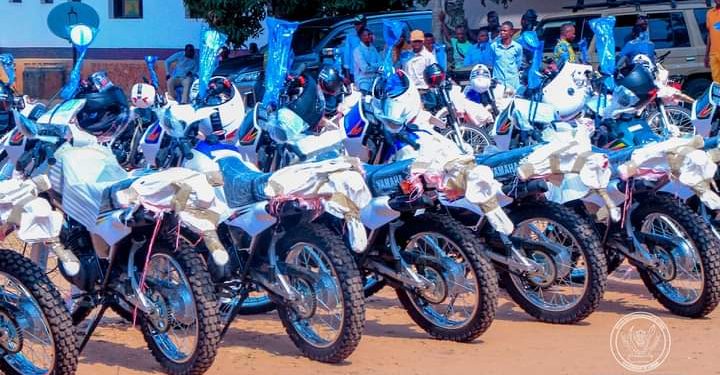 Lomami : la régie financière dotée des motos et équipements des bureaux