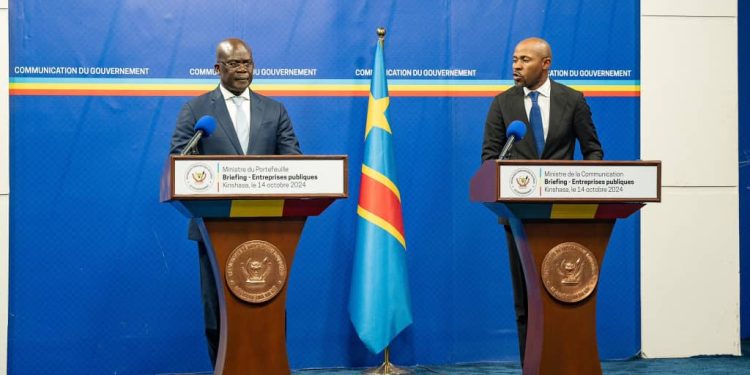 Jean Lucien Bussa : la RDC compte 29 entreprises publiques et plus de 89 entreprises d’économie mixte souffrant toutes d’un manque de performance (Briefing Presse)