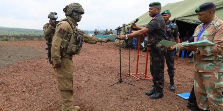 Guerre à l’Est : Les forces du SAMIDRC ont intensifié la formation des éléments des FARDC