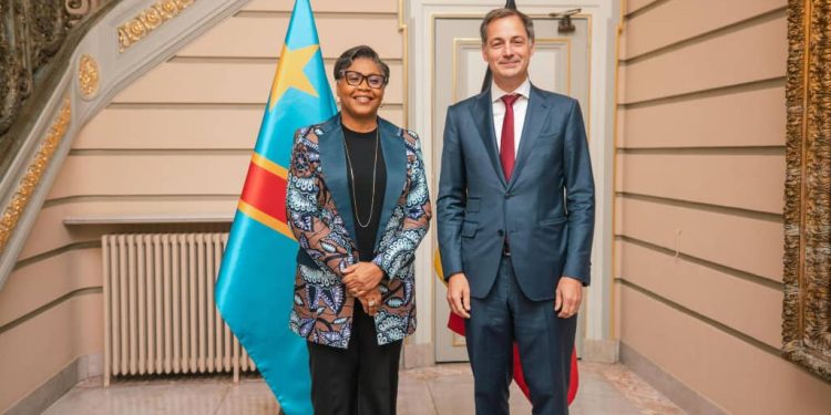 Bruxelles: Judith SUMINWA et Alexander De Croo échangent sur le renforcement des relations bilatérales entre la RDC et la Belgique