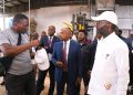 Contrat Sino-congolais: Le ministre des infrastructures visite l’usine de production des panneaux préfabriqués en sel de polystyrène à Kisangani