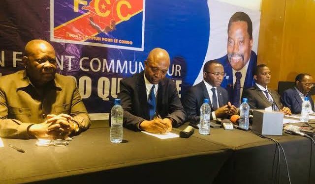 Politique-RDC: Le FCC invite la population à faire barrage au projet de changement de la Constitution (Document)
