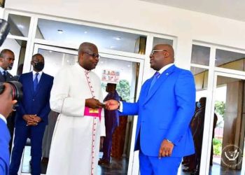 Mgr Donatien Nshole : « Le chef de l’Etat nous a dit qu’il n’a pas l’intention de prolonger son mandat, il est démocrate, il va se référer à la Constitution »
