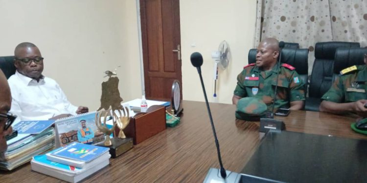Kasaï : le commandant du secteur opérationnel grand Kasaï en mission officielle à Tshikapa