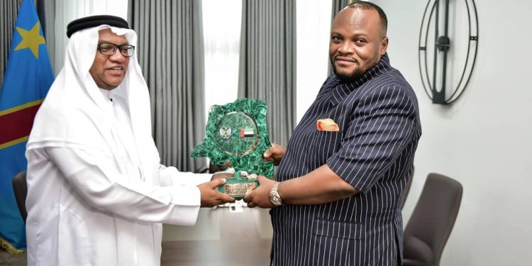 Assainissement de la voirie à Kinshasa : le Gouverneur Daniel BUMBA en discussion avec l’ambassadeur des Emirats arabes unis