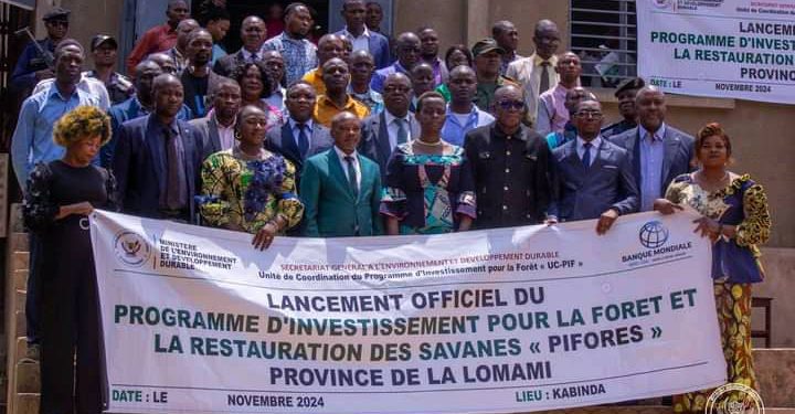 Lomami : le Programme d’investissement pour la forêt et la restauration des savanes lancé