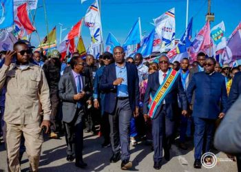 PDL-145 Territoires en RDC : le Ministre du Plan Guylain Nyembo en mission de supervision au Tanganyika