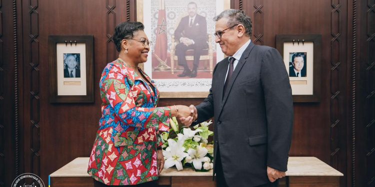Coopération bilatérale : Judith Suminwa a discuté avec le Premier Ministre Marocain sur un partenariat gagnant-gagnant au niveau économique