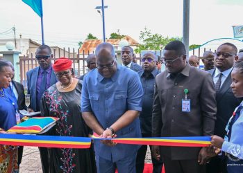 TANGANYIKA : Felix Antoine Tshisekedi a inauguré le bâtiment administratif de la Banque Centrale du Congo à Kalemie
