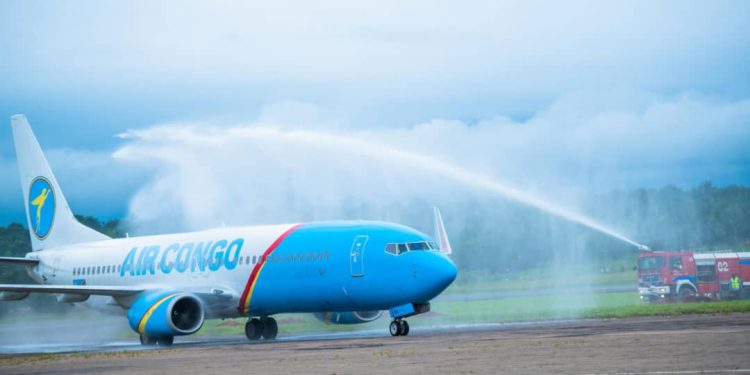 Kasaï Orientale : La compagnie Air Congo a effectué son premier vol à Mbuji-Mayi
