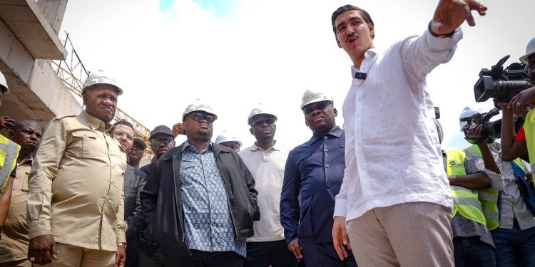 Reprise des travaux de construction de Kinshasa Arena : l’ouvrage sera terminé en septembre 2025 ( entrepreneur )