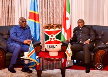 RDC – BURUNDI : des questions de coopération bilatérale et de sécurité au centre d’échange entre Félix Tshisekedi et Evariste NDAYISHIMIYE
