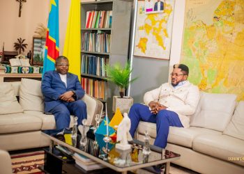 Rencontre entre Thierry Monsenepwo et Monseigneur Donatien Nshole : Foi, Unité et Défense de la Patrie