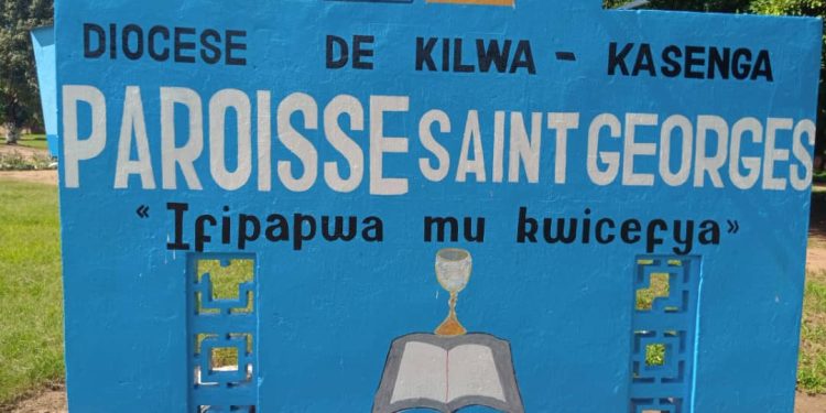Haut-Katanga : L’honorable Balth Chola rehabilite totalement la paroisse St Georges du territoire de Kasenga