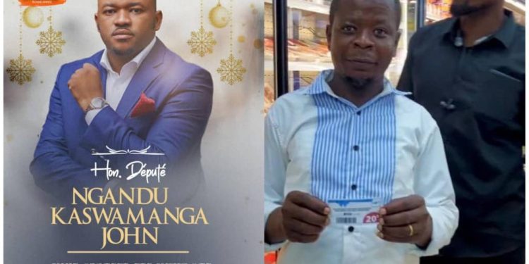 Festivités de fin d’année : L’honorable Ngandu Kaswamanga John offre des bons d’achat à ses électeurs de Lubumbashi
