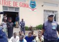 Insécurité à GOMA : 24 bandits arrêtés par la police nationale congolaise avec plusieurs effets militaires et présentés à la presse ce mardi 7 janvier