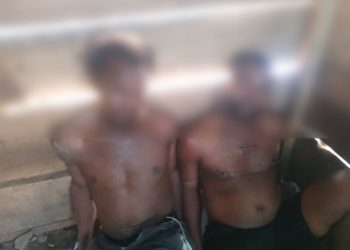 Kinshasa : la Police Nationale Congolaise (PNC) met la main sur deux présumés voleurs de motos à LIMETE