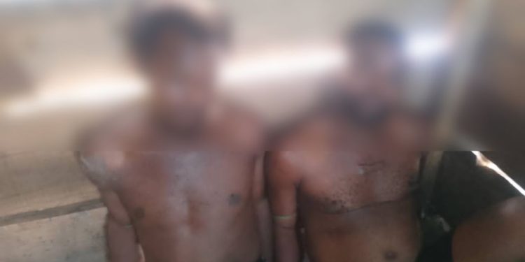 Kinshasa : la Police Nationale Congolaise (PNC) met la main sur deux présumés voleurs de motos à LIMETE