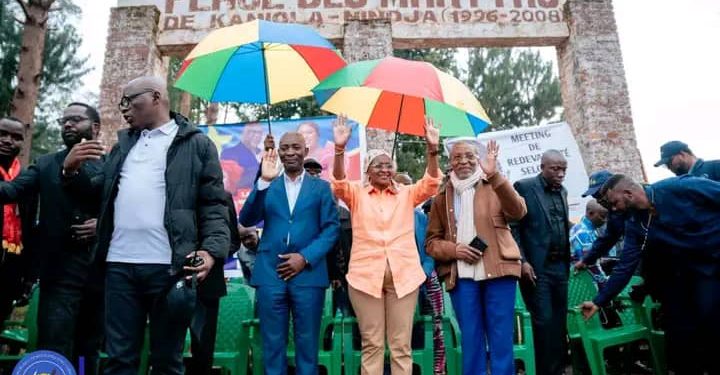 Sud-kivu : la ministre nationale des affaires sociales Nathalie Aziza Munana en mission d’assistance sociale à Walungu