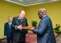 Coopération : Le Chef de l’Etat Félix Tshisekedi a reçu les lettres de créance des nouveaux ambassadeurs de la Russie et de l’Inde