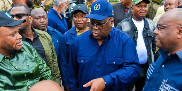 Infrastructures à Kinshasa : Le président Félix TSHISEKEDI a visité les travaux de modernisation de la voirie urbaine