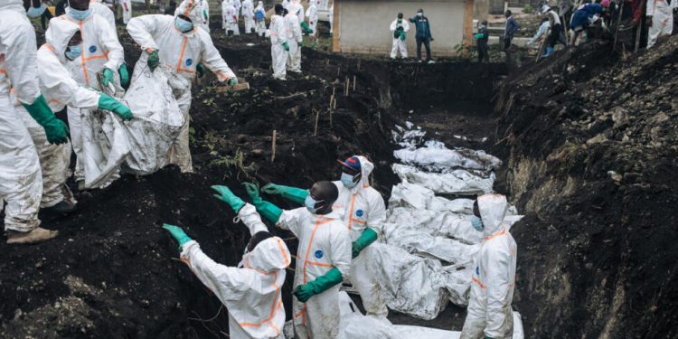 Agression Rwandaise : 3000 morts, dont 2000 corps déjà enterrés (OMS)