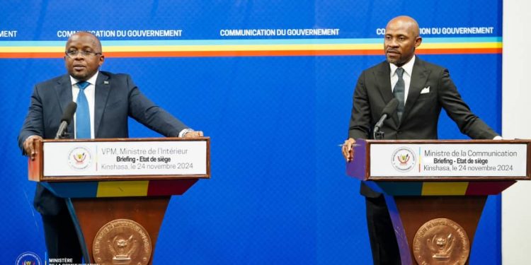 Guerre à l’est : le gouvernement s’engage à mettre tout en œuvre pour rétablir l’ordre, la sécurité et l’intégrité territoriale à Bukavu.