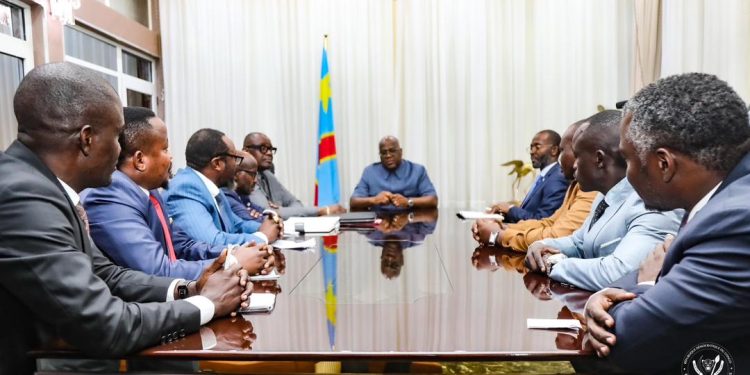 Agression rwandaise : la situation sécuritaire et humanitaire dans l’est de la RDC au centre d’échanges entre Félix Tshisekedi et les caucus de députés nationaux