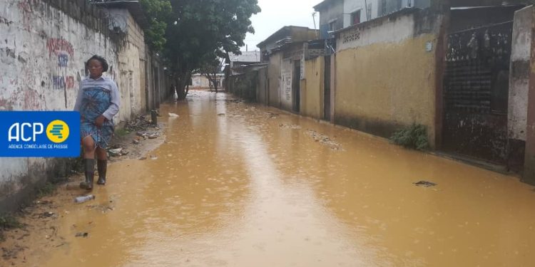 Kinshasa : plusieurs quartiers de MATETE sous les eaux après la pluie de ce mercredi