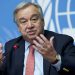 Agression Rwandaise : Antonio Guterres évoque une solution diplomatique pour la paix en République Démocratique du Congo