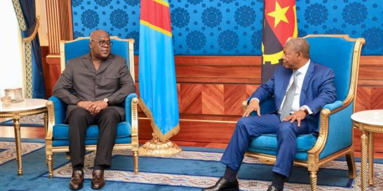 Agression rwandaise : Une réunion de travail a eu lieu ce mardi 18 février à Luanda entre les présidents João Lourenço et Felix Tshisekedi