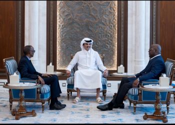 Guerre à l’est : Devant l’émir du Qatar, Félix Tshisekedi et Paul Kagame s’engagent à œuvrer pour une paix durable