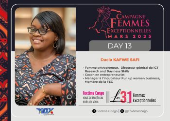 KAFWE SAFI Dacia : Une femme Exceptionnelle aux multiples casquettes engagée dans la vraie autonomisation de la femme