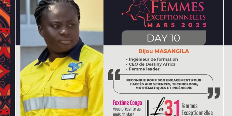 Bijou Masangila : Une Ingénieure Qui Bâtit l’Avenir des Femmes en RDC