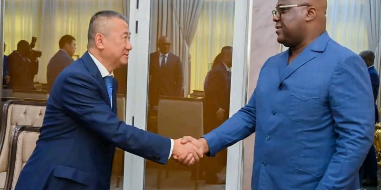 Agression rwandaise : L’envoyé spécial du secrétaire général de l’ONU HUANG XIA reçu par le président Félix Tshisekedi
