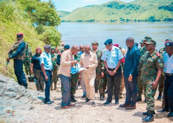 RDC : Le ministre de la Défense visite plusieurs infrastructures de la 1422e Flottille navale des FARDC