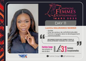 Honorable Laetitia Kalukangu NAWEZI : Chef de secteur de Lufupa et Femme Exceptionnelle au service du développement communautaire