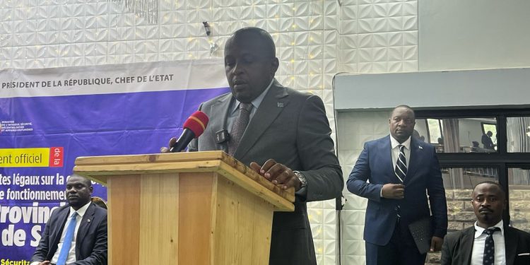 Matadi : Jacquemain Shabani lance officiellement la vulgarisation des textes légaux sur la création des comités provinciaux