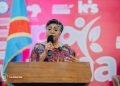 Judith Suminwa aux étudiantes de l’UPC et futures entrepreneures : « Brisez le plafond de verre et imposez vos compétences »