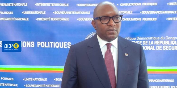 Sama Lukonde après sa rencontre avec Eberande Kolongele: « ces consultations s’inscrivent dans un esprit de cohésion nationale et d’unité nationale face à la situation sécuritaire dans l’Est »